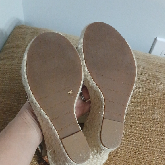 Brown Wedge Sandals - Picture 5 of 6